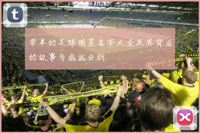 带羊的足球明星名字大全及其背后的故事与成就分析